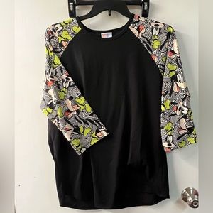 Lularoe Disney randy baseball shirt